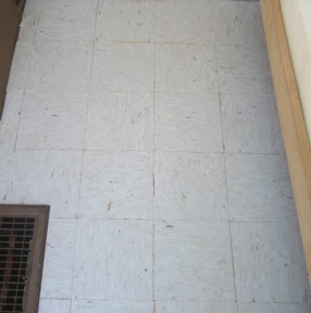 New tile floor